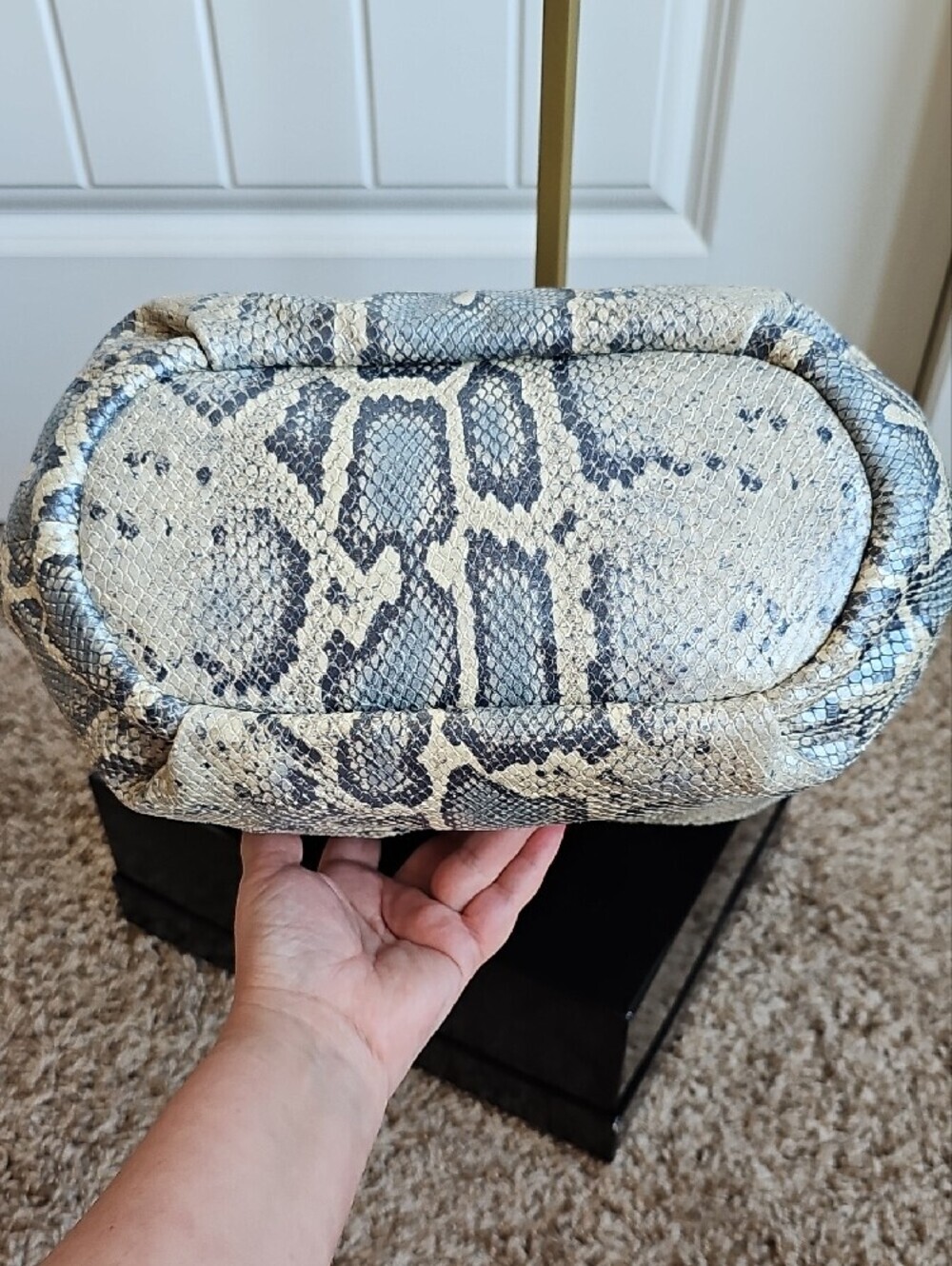 Coach 2011 Madison Marielle Python Drawstring Bucket Bag 17019 EUC - Picture 9 of 12